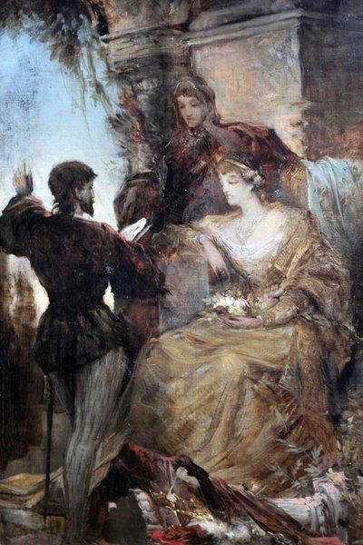 Tasso and Eleonore of Este by Hans Makart